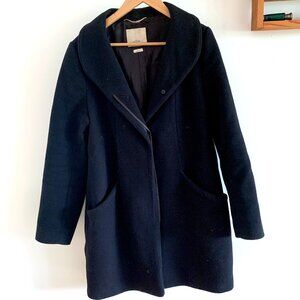 Babaton Wool Winter Coat - Black